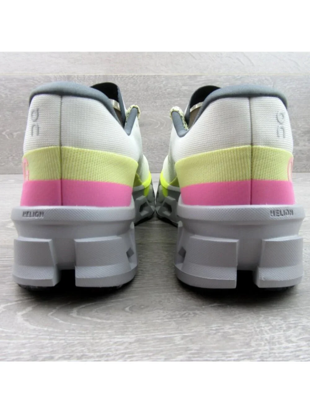 ON Cloudmonster 2 Running Shoes Womens Size 8 Ivory Lime NEW - Picture 9 of 15